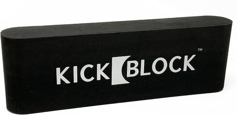 KickBlock Bass Drum Anchor + PedalBlock Bundle – Bass Drum Stopper & 2 Piece Pedal Stabilizers for Drum Set – Ultra-Grip Velcro, Lightweight, Shock-Absorbing Foam – Stage Black in Kuwait