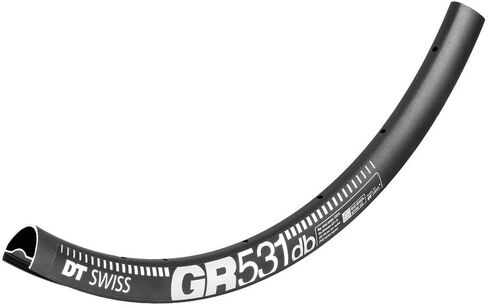 DT Swiss Unisex's RGR531DBBK32700 Tops, Black, 32 Hole | bike-rims in Kuwait