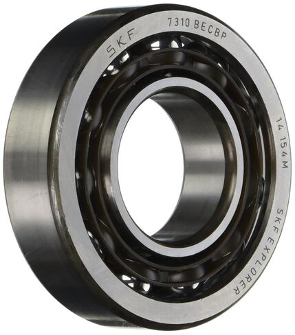 SKF 7305 BECBP Medium Series Angular Contact Bearing, ABEC 1 Precision, 40° Contact Angle, Open, Polyamide/Nylon Cage, Normal Clearance, 25mm Bore, 62mm OD, 17mm Width in Kuwait