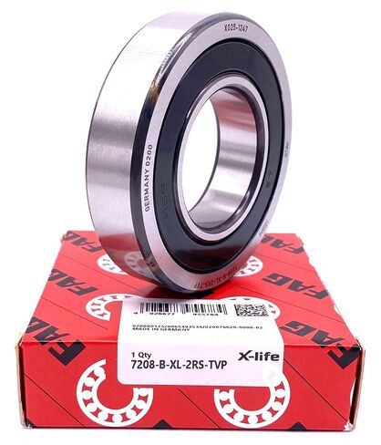 FAG 7208 B XL 2RS TVP Angular Contact Ball Bearing 40X80X18 MM in Kuwait