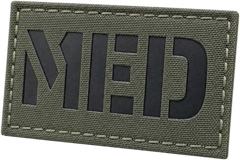 MED Medic EMS Lasercut Patch (IR، Ranger Green) in Kuwait