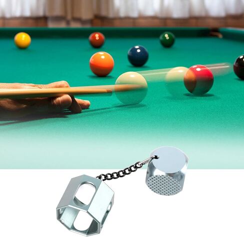 2 in 1 Billiard Chalk Holder Pool Cue Tip Pricker Tool Snookers Chalk Case Dices Shape Billiard Pool Cue Tip Pricker in Kuwait