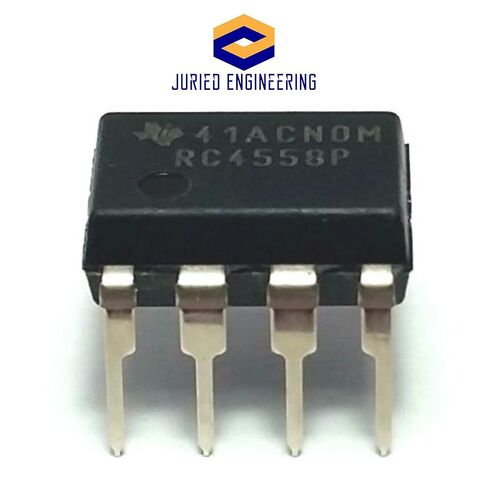 RC4558P IC مضخم تشغيلي مزدوج ومآخذ DIP ذات 8 سنون مع دبابيس اتصال آلية صديقة للوحة التجارب (عبوة من قطعتين) in Kuwait