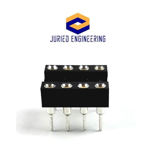 RC4558P IC مضخم تشغيلي مزدوج ومآخذ DIP ذات 8 سنون مع دبابيس اتصال آلية صديقة للوحة التجارب (عبوة من قطعتين) in Kuwait
