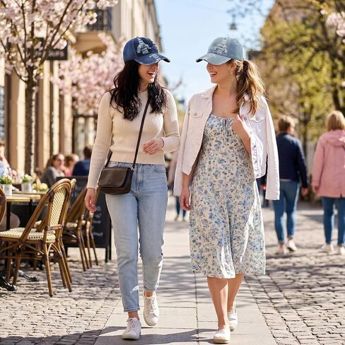 حزمة Chiclinco 3 قبعات بيسبول DENIM DENIM غسلت سراويل جينز قابلة للتعديل للرجال نساء in Kuwait