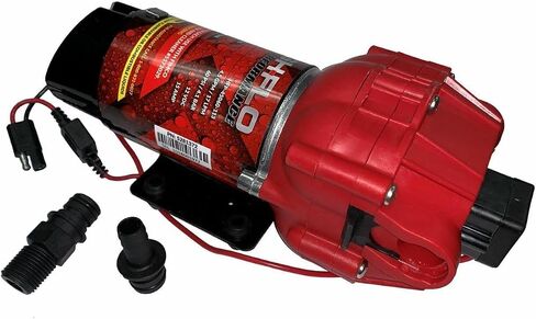 استبدال لمضخة Fimco HFP-45060-113 12V الحجاب الحاجز 4.5 GPM 60 PSI مضخة نقل المياه عالية الأداء مع منافذ توصيل سريعة وتركيبات خرطوم بارب in Kuwait