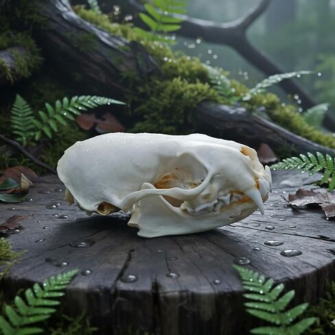 Taxidermy Real Animals Skulls,Real Bones Specimen,Taxidermy Supplies for Science Education,Special Oddity Gift (Mink Skull) in Kuwait