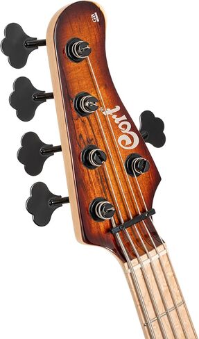Cort GBFUSION5ABB GB Series Fusion 5 String Bass Guitar, Antique Brown Burst in Kuwait