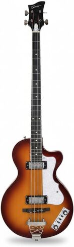 Grote Hollow Body Electric Single-cutaway Bass Guitar Vintage Style Bass with Dual Humbucker Pickups, Professional 4 String Bass for Beginners and Adults (VS) in Kuwait