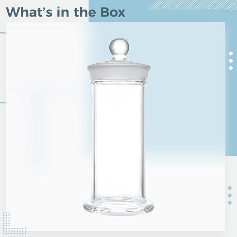 Glass Specimen Bottle, 1 Pcs Wide Mouth Clear Display Jar, 2.4 x 5.9 in 6 x 15 cm, 14.2 fl oz 420 ml Cylindrical Tank with Wide Base, High Transparency, for Lab Sample, TLC Developing Glass Jar in Saudi Arabia
