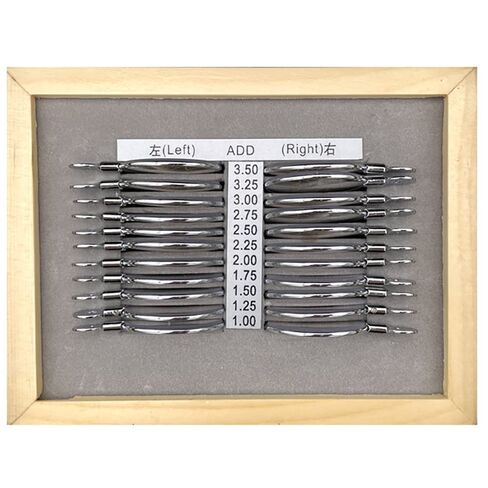22PC Optical Trial Lens Set Optical Equipments Progressive Trial Lens Set Aluminium Tray and Case Ophthalmic in Kuwait