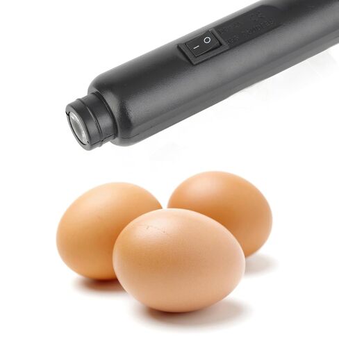 Milltrip LED Egg Candler Tester - Mini Light Tester for Chicken/Duck/Bird Egg Fertility Testing & Hatching Monitoring, Ideal for Farmers, Schools, Science Projects in Kuwait