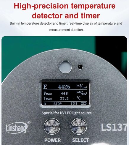 LS137 UVA LED مقياس الطاقة الأشعة فوق البنفسجية متر ل 36nm 385nm 39nm 40nm الأشعة فوق البنفسجية الحبر الغراء طلاء علاج التعرض الطباعة in Kuwait