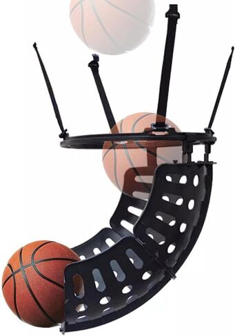 Basketball Shot Returner,Basketball Rebounder Net, PP Plastic Shot Trainer Equipment,360 Degrees Rotating,for Ball Court/Gymnasium in Kuwait