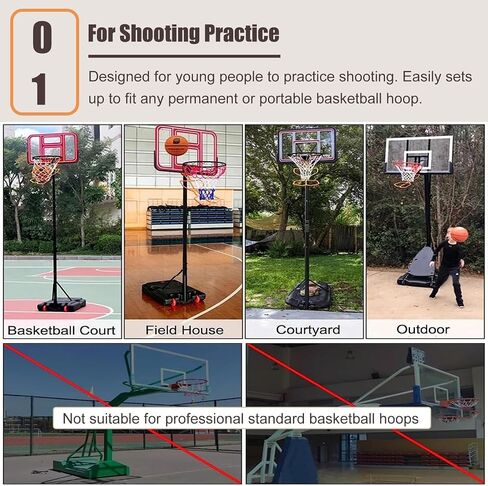 PP Plastic Basketball Rebounder,Portable Hanging Basketball Shot Returner,Rotatable Shot Returner Chute, for Ball Court/Gymnasium in Kuwait