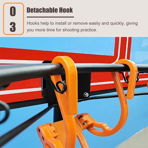 PP Plastic Basketball Rebounder,Portable Hanging Basketball Shot Returner,Rotatable Shot Returner Chute, for Ball Court/Gymnasium in Kuwait