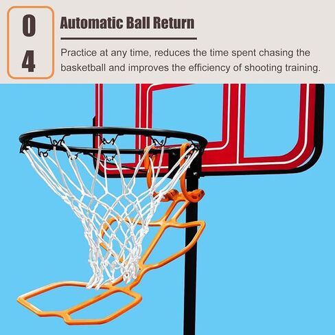 PP Plastic Basketball Rebounder,Portable Hanging Basketball Shot Returner,Rotatable Shot Returner Chute, for Ball Court/Gymnasium in Kuwait