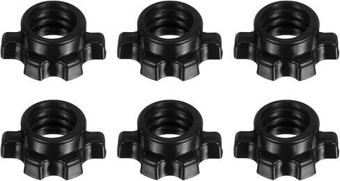 Dumbbell Collars, Barbell Spin Lock Hex Nuts Anti Slip Weight Clip in Kuwait