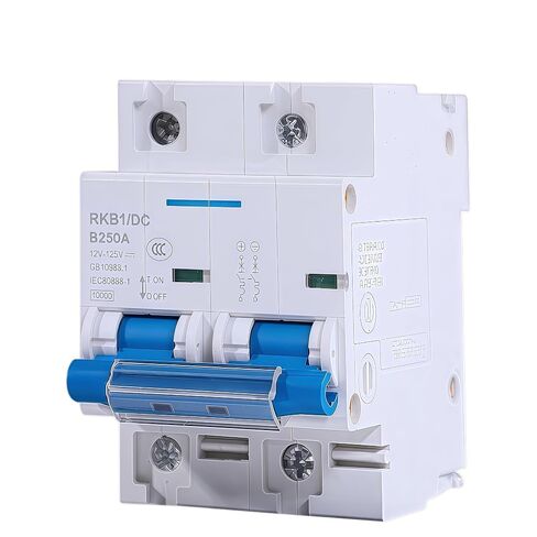 قطاع دارة التيار المستمر 2P 80A/100A/125A/150A/200A/250A 12V-125V مفتاح حماية بطارية اليخت RV الشمسية (250A) in Kuwait