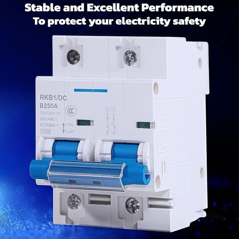 قطاع دارة التيار المستمر 2P 80A/100A/125A/150A/200A/250A 12V-125V مفتاح حماية بطارية اليخت RV الشمسية (250A) in Kuwait