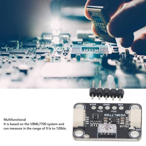 VEML7700 Light Measurement Sensor Module 16 Bit – I2C Interface 0-120klx Range for Pi, Lighting Systems, Environmental Monitoring in Kuwait