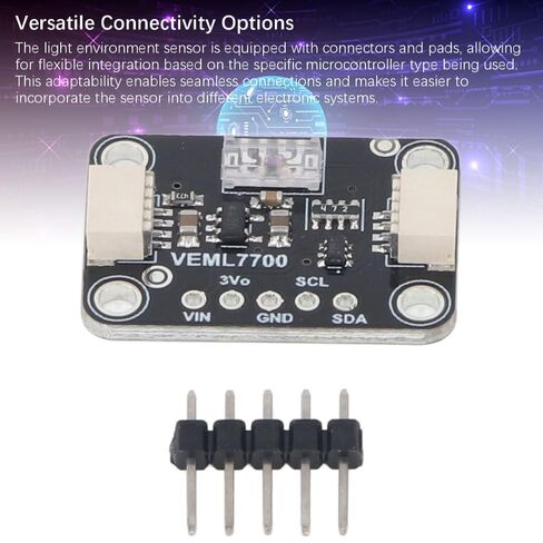 VEML7700 Light Measurement Sensor Module 16 Bit – I2C Interface 0-120klx Range for Pi, Lighting Systems, Environmental Monitoring in Kuwait