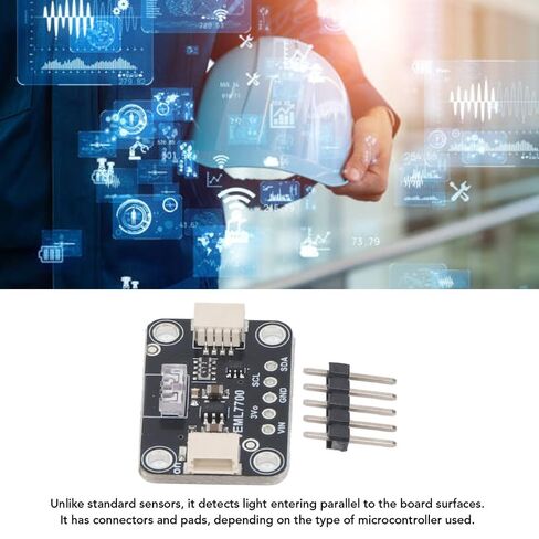 VEML7700 Light Measurement Sensor Module 16 Bit – I2C Interface 0-120klx Range for Pi, Lighting Systems, Environmental Monitoring in Kuwait