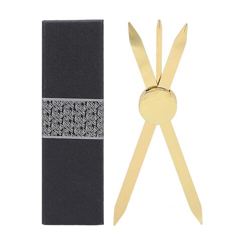 GOTOTOP Compass Eyebrow Ruler Eyebrow Mapping Tool Brow Measuring Caliper Adjustable Accurate Positioning Stainless Steel Gold Compass Design with Symmetrical Measurement for Workers in Kuwait