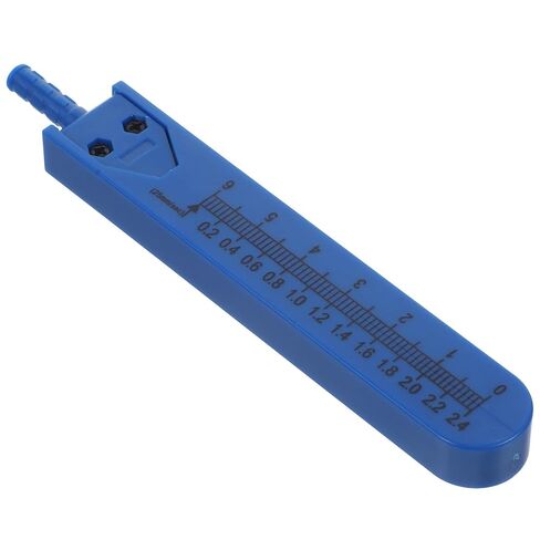 Professional Metal Electrocardiogram Measuring Caliper with Storage Case Precise Heart Waveform Measuring Tool for Hospital Pulse Reading and Long Lifespan Random Color in Kuwait