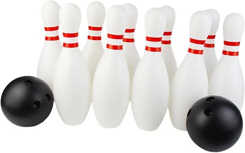 12 Pieces Kids Bowling Game Children Bowling Pin Ball Indoor Outdoor Sports Friendly Material Suitable for Home Gathering Thanksgiving Gift in Kuwait