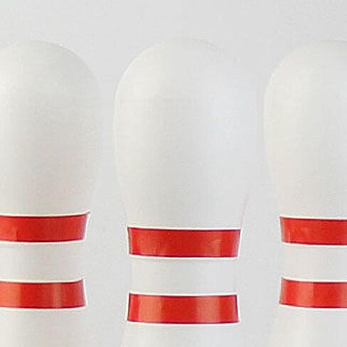 Kids Bowling Toy Set 10 Pcs with 2 Balls, 22cm (8.66in) Plastic Bowling Pins, Indoor Bowling Game for Children in Kuwait