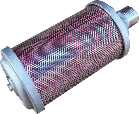 XY-10 Muffler Compatible with Air Compressor Dryer Diaphragm Pump, 1" NPT, Single Chamber 145 PSI, Exhaust Noise Reduction in Kuwait