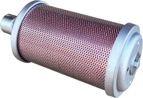 XY-10 Muffler Compatible with Air Compressor Dryer Diaphragm Pump, 1" NPT, Single Chamber 145 PSI, Exhaust Noise Reduction in Kuwait