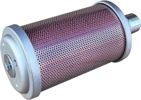 XY-10 Muffler Compatible with Air Compressor Dryer Diaphragm Pump, 1" NPT, Single Chamber 145 PSI, Exhaust Noise Reduction in Kuwait