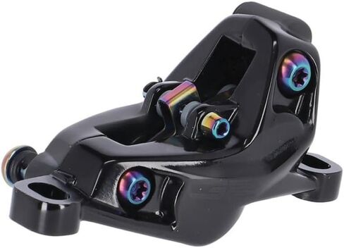 مجموعة فرجار الفرامل القرصية SRAM G2 Ultimate - حامل عمود هيدروليكي، أسود لامع مع أجهزة قوس قزح، فرامل هيدروليكية عالية الأداء in Kuwait