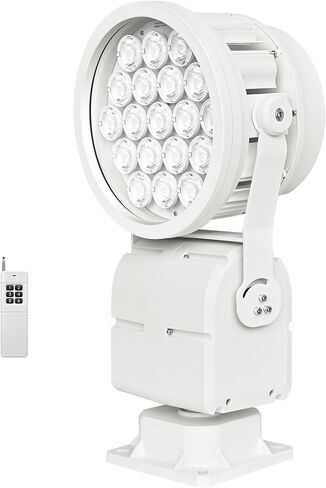 كشاف بحث LED 180 وات للقوارب، كشاف بحري عالي الطاقة بمدى 3000 متر، IP65 مقاوم للماء، جهاز تحكم عن بعد مثالي لليخوت والمنارات والدفاع عن القناة وأمن الحدود in Kuwait