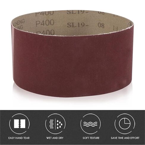20PCS 3x18 mm Sanding Belt Paper 3 Each of 60 80 120150 240 400 Grits 2 of 40 Grits for Belt Sander in Saudi Arabia