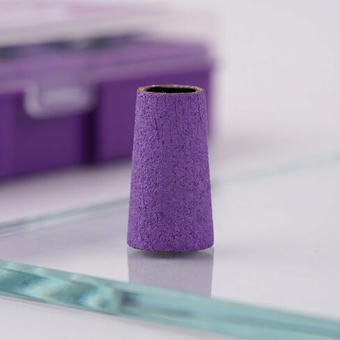 10pcs Manicure Drill Sanding Bands - Cone Shape 240 Grit Buffing Bands for Electric Nail Drill - Nail Salon Accessories for Art Prep and Shaping in Kuwait