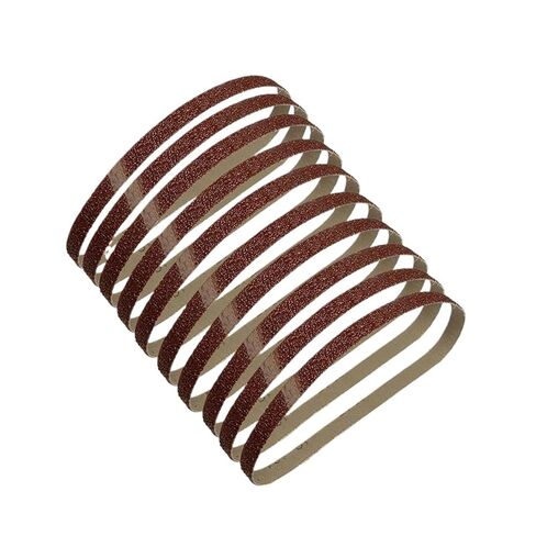 10pcs 13x457mm Sanding Belts Abrasive 1/2"x18" Sandpaper 40 60 80 120 180 240 Grit Aluminium Oxide Woodworking(Grit 240) in Saudi Arabia
