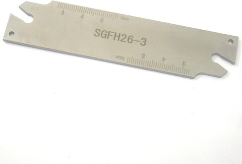 SGFH26-3 SGFH326 3 مم جزء من شفرة الحز قطع لوحة أداة حامل مخرطة CNC، رمادي in Kuwait