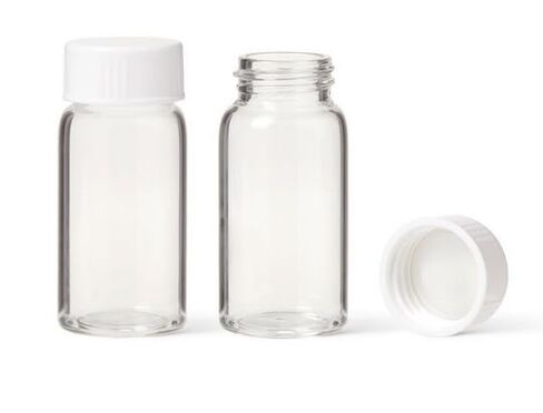 United Scientific® Scintillation Vials, 20 mL, with unattached White Urea Cap (Size 22-400) and Cone Shaped Liner in Kuwait