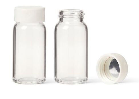 United Scientific® Scintillation Vials, 20 mL, with unattached White Urea Cap (Size 22-400) and Cork foil Liner in Kuwait