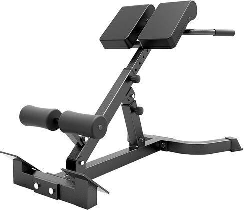 مقعد Hyperextension قابل للتعديل، كرسي روماني قابل للطي، معدات تمديد الظهر، أسود، تمرين الصالة الرياضية المنزلية in Kuwait