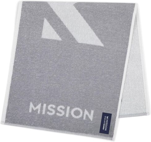 MISSION التبريد الفوري لمدة تصل إلى 8 ساعات Enduracool+ منشفة الأداء، UPF 50، التجفيف السريع، للخارج، الجري، الرياضة، المشي لمسافات طويلة، التخييم، صالة الألعاب الرياضية (أزرق كوبالت، متوسط) in Kuwait
