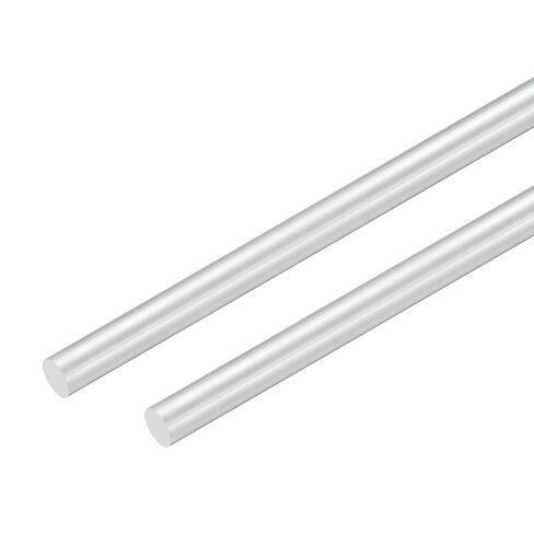 M METERXITY 2-Pack قضيب ألومنيوم مستدير، 8 مم (5/16 بوصة) قطر 200 مم (8 بوصة) طول 6061 قضيب ألومنيوم مستدير مخرطة صلبة عصي معدنية لصنع الحرف اليدوية/صناعية/بناء/نموذج in Kuwait