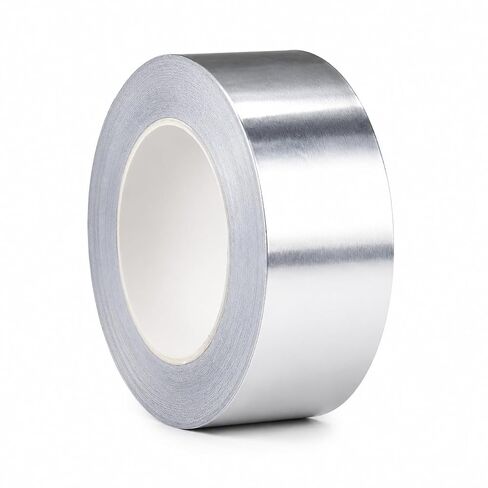 Extra Thick Aluminum Foil Tape, 5CM x 20M Heat Resistant Waterproof Adhesive Tape, Strong Metal Repair and Sealing Tape for Kitchen, Air Duct, Vent, Pipe, Insulation and DIY Projects in Kuwait