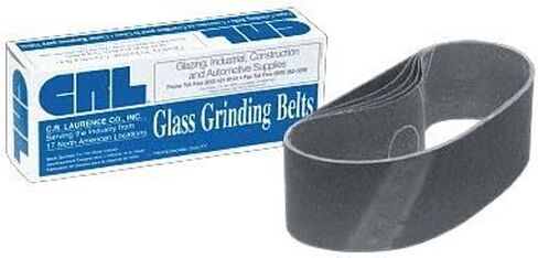 180X Grit Glass Grinding Belts - 3" x 21" for Portable Sanders - 10/Bx by CRL in Kuwait