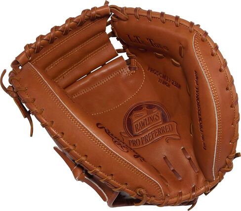 Rawlings | Pro Preferred Catcher's Mitt | 33" | 1-Piece Solid Web | Right Hand Throw | Bruciato in Kuwait