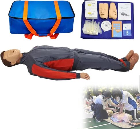 CPR Manikins Dummy Training Kit, Advanced Full Body Adult Training Manikin Kit, Resuscitation Manikins for Classroom or Research Centers in Kuwait