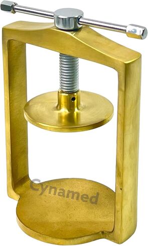 1 EACH PREMIUM Denture Flask Press-Double Holder Brass Long Last (CYNAMED) in Kuwait